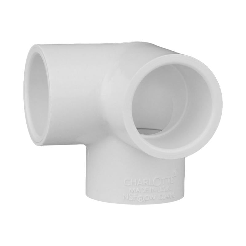 CHARLOTTE PIPE - Charlotte Pipe Schedule 40 3/4 in. Slip X 3/4 in. D Slip PVC Side Outlet Elbow 1 pk [PVC 02510  0800]
