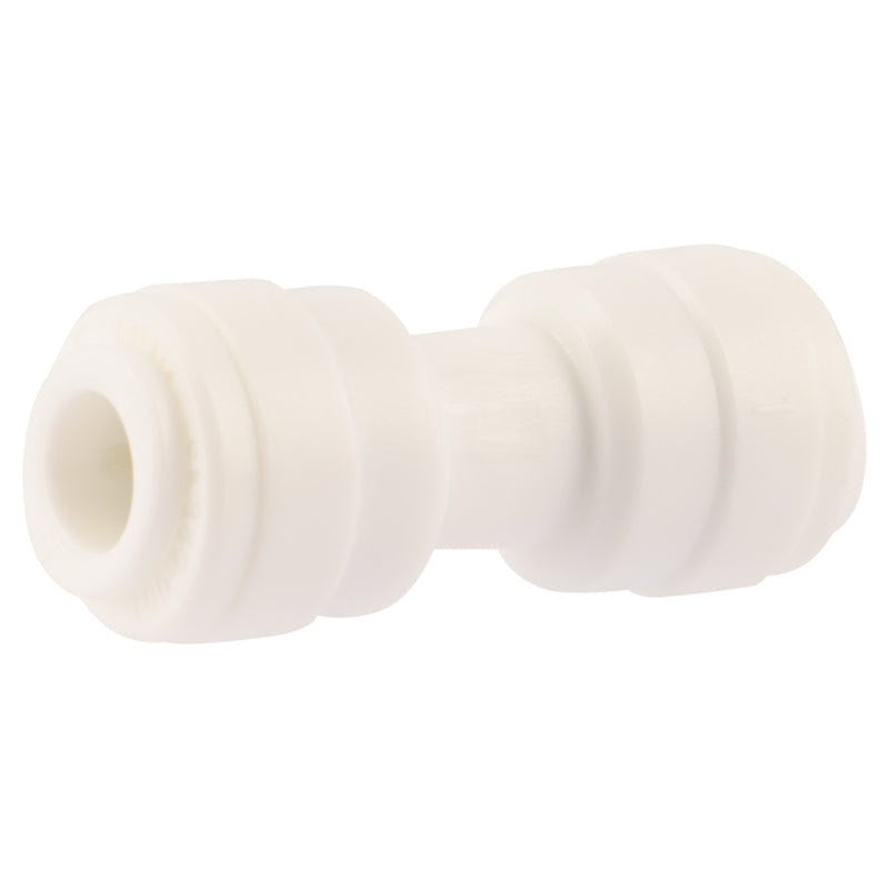 SHARKBITE - SharkBite Push to Connect 1/4 in. PTC X 1/4 in. D PTC Polypropylene Coupling