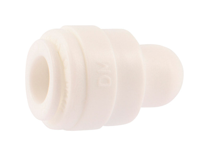 SHARKBITE - SharkBite 1/4 in. Push Plastic Connector End Cap 1 pk