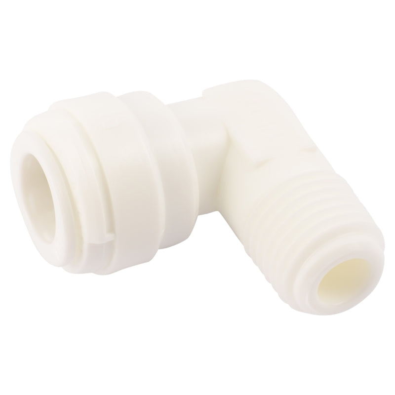 SHARKBITE - SharkBite Push to Connect 3/8 in. PTC X 1/4 in. D MIP Plastic Elbow