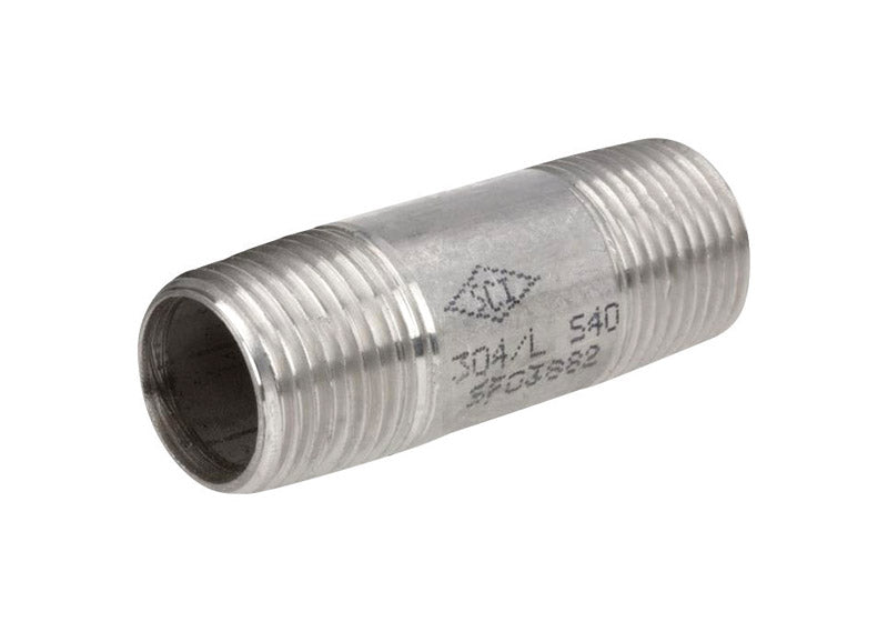 SMITH-COOPER - Smith-Cooper 1-1/4 in. MPT Stainless Steel 2 in. L Nipple