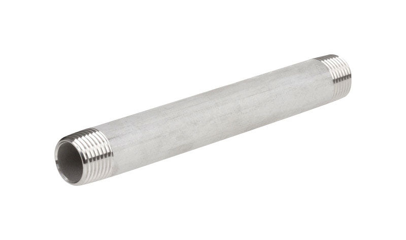 SMITH-COOPER - Smith-Cooper 1-1/4 in. MPT Stainless Steel 6 in. L Nipple
