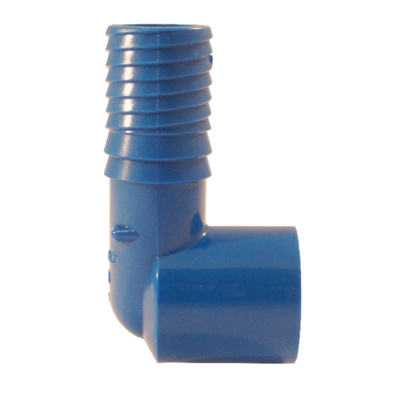 APOLLO - Apollo Blue Twister 1/2 in. Insert in to X 1/2 in. D Insert Acetal Elbow 1 pk [ABTFE12]