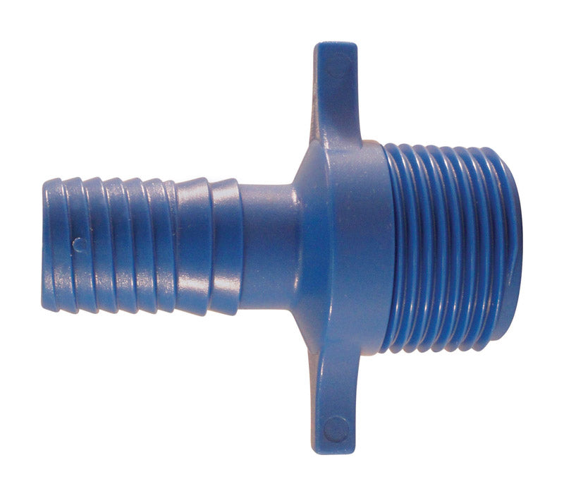 APOLLO - Apollo Blue Twister 3/4 in. Insert in to X 1/2 in. D MPT Acetal Male Adapter 1 pk