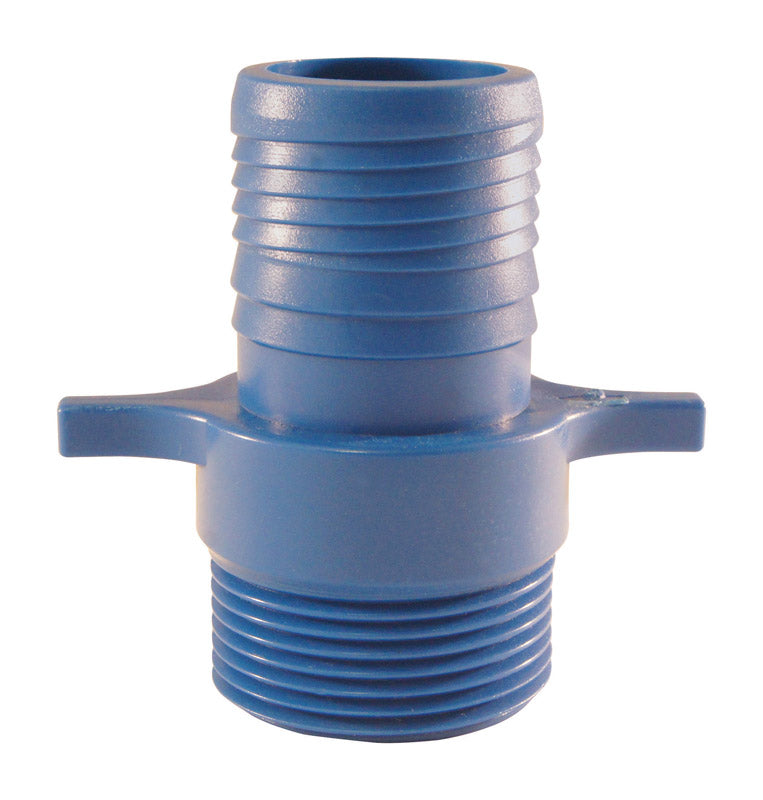 APOLLO - Apollo Blue Twister 1 in. Insert in to X 1 in. D MPT Acetal Male Adapter 1 pk