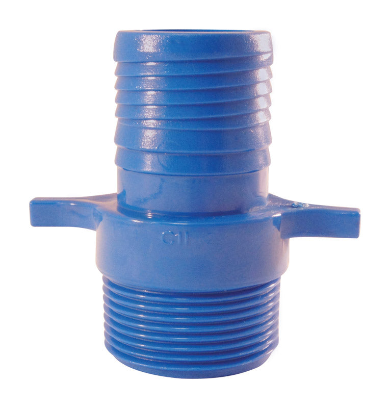 APOLLO - Apollo Blue Twister 1 in. Insert in to X 1 in. D MPT Acetal Male Adapter 5 pk