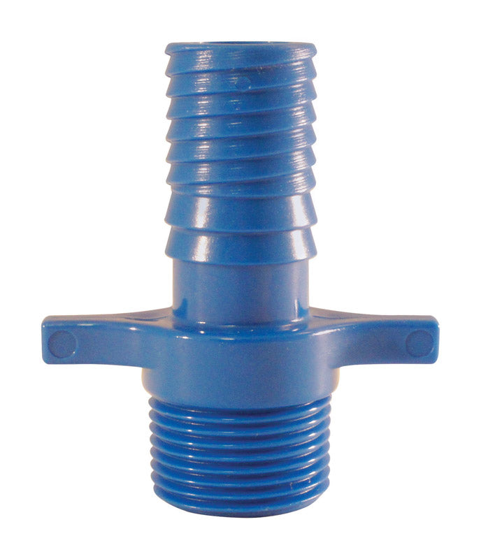 APOLLO - Apollo Blue Twister 1 in. Insert in to X 3/4 in. D MPT Acetal Male Adapter 1 pk