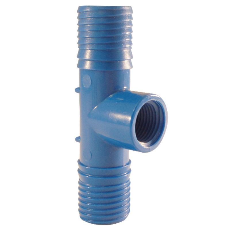 APOLLO - Apollo Blue Twister 1 in. Insert in to X 1 in. D Insert Acetal Tee 1 pk [ABTFT1134]