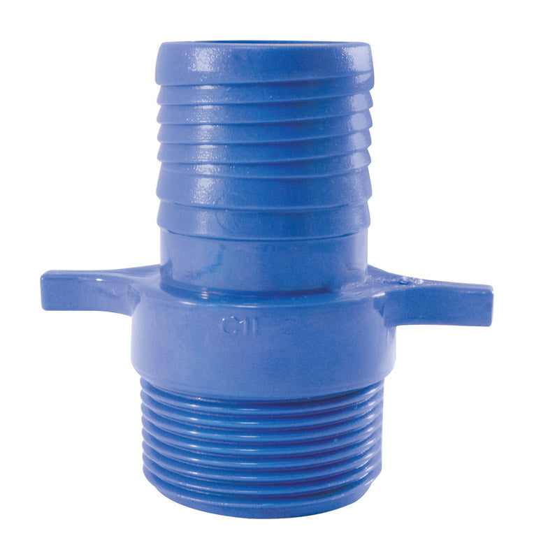 APOLLO - Apollo Blue Twister 1-1/4 in. Insert in to X 1-1/4 in. D MPT Acetal Male Adapter 1 pk