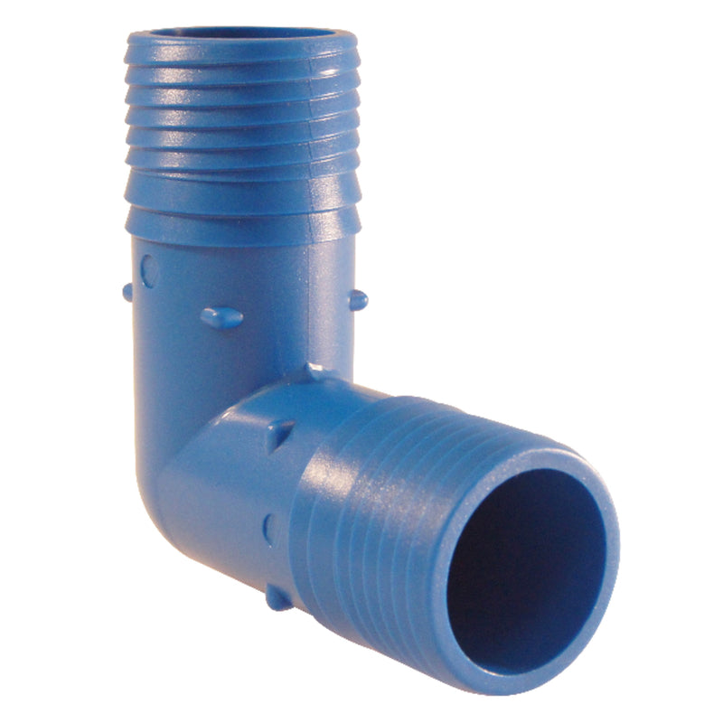 APOLLO - Apollo Blue Twister 1-1/4 in. Insert in to X 1-1/4 in. D Insert Acetal Elbow 1 pk