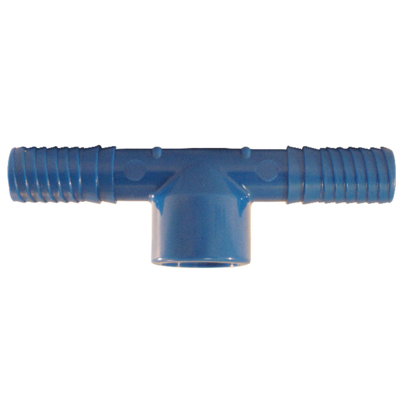 APOLLO - Apollo Blue Twister 1/2 in. Insert in to X 1/2 in. D Insert Acetal Tee 1 pk [ABTFT12]