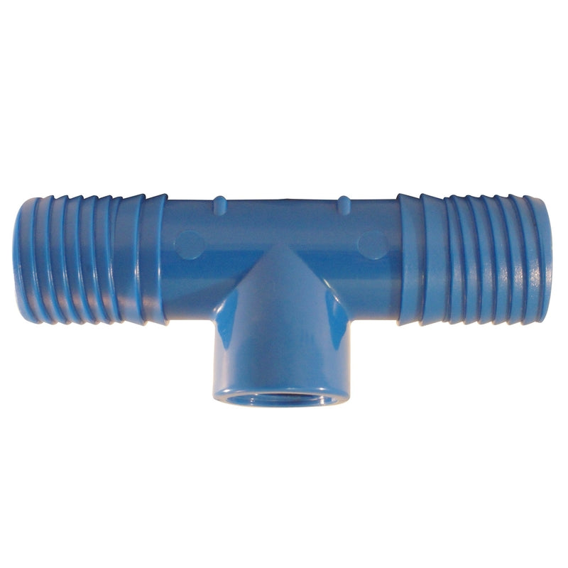 APOLLO - Apollo Blue Twister 1 in. Insert in to X 1 in. D Insert Polypropylene Tee 1 pk