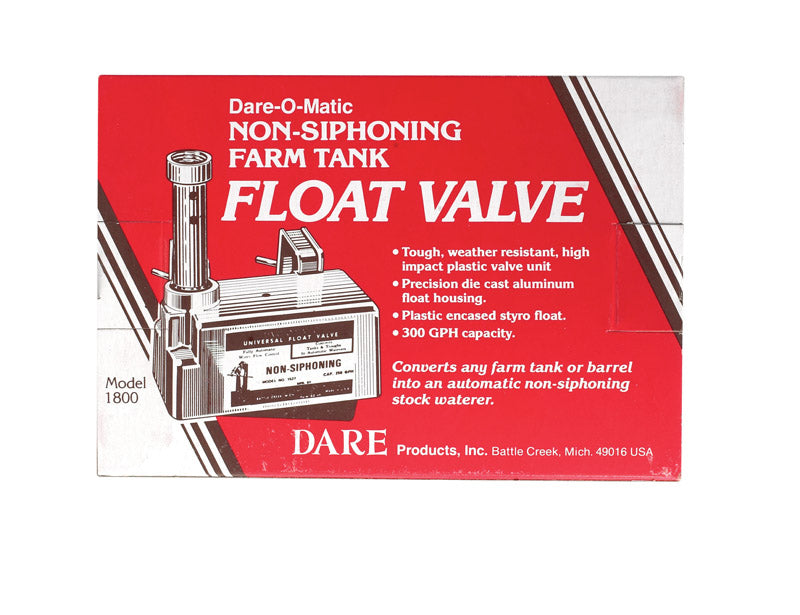 DARE - Dare 300 gph Aluminum Non-Siphoning Farm Tank Float Valve