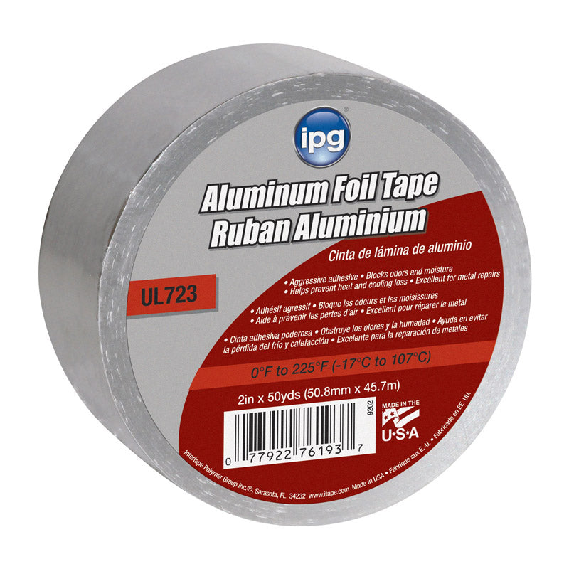 IPG - Ipg 2 in. W X 50 yd L Silver Foil Tape