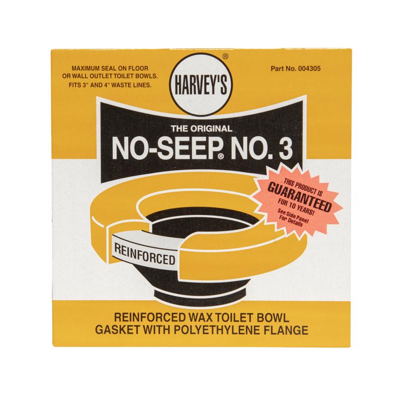 HARVEY'S - Harvey's No-Seep Wax Ring Polyethylene/Wax For Water Closets to Flanges [004305-24]