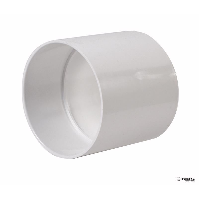 PLASTIC TRENDS - NDS Schedule 35 6 in. Hub each X 6 in. D Hub in. PVC Coupling 1 pk