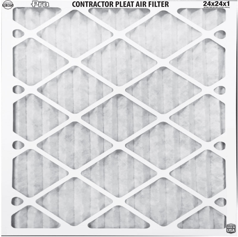 BESTAIR - BestAir 24 in. W X 24 in. H X 1 in. D 8 MERV Pleated Air Filter 1 pk - Case of 12