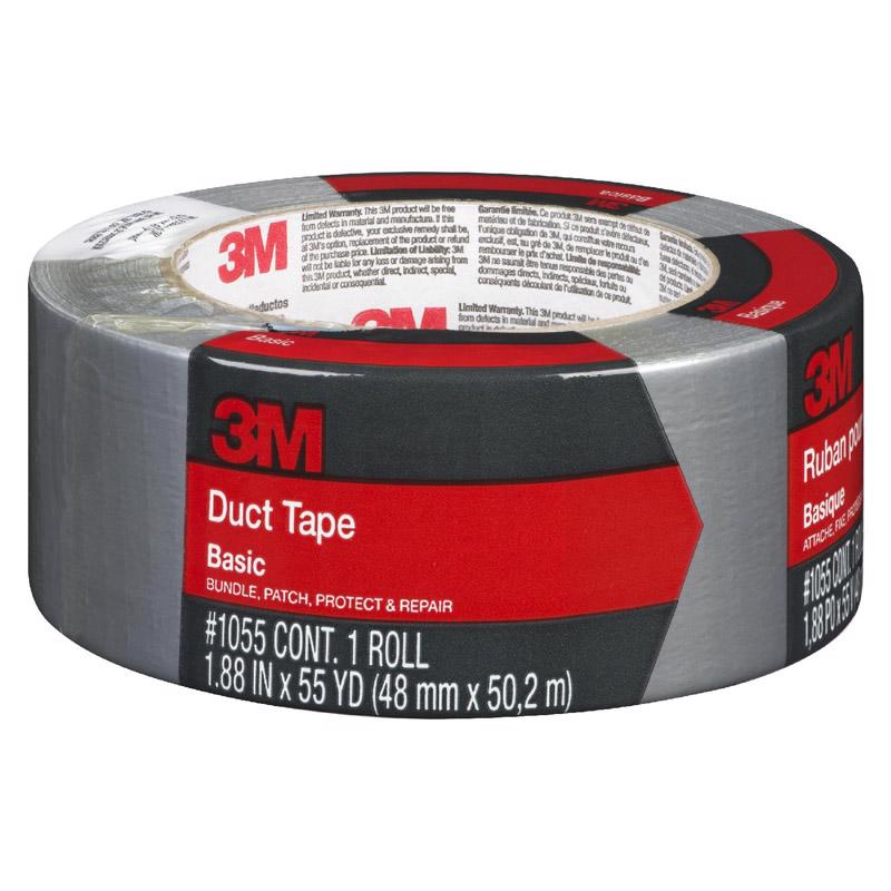 3M - 3M Scotch 1.88 in. W X 55 yd L Gray Solid Duct Tape