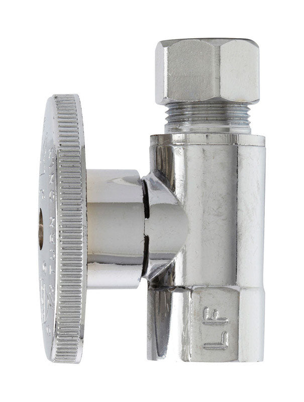 PLUMB PAK - Plumb Pak 3/8 in. FIP X 3/8 in. Compression Brass Straight Valve