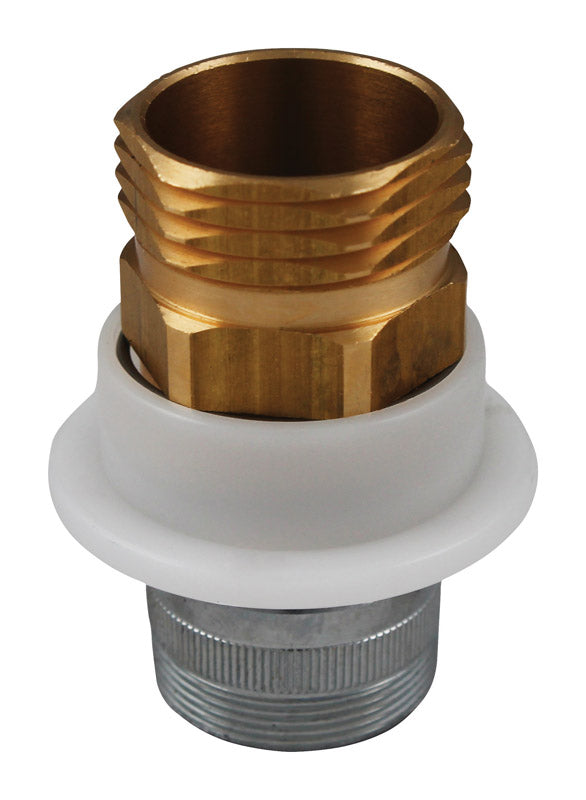 PLUMB PAK - Plumb Pak Quick Connect Brass 3/4 in. D Hose Adapter 1 pk