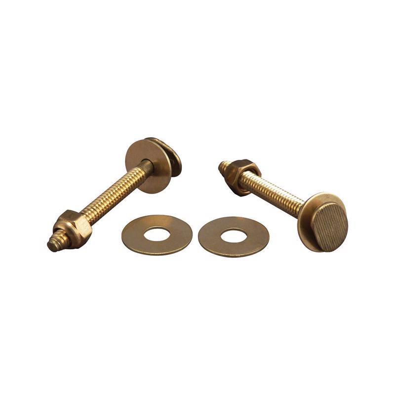 PLUMB PAK - Plumb Pak Toilet Bolt Set Brass [PP830-49]