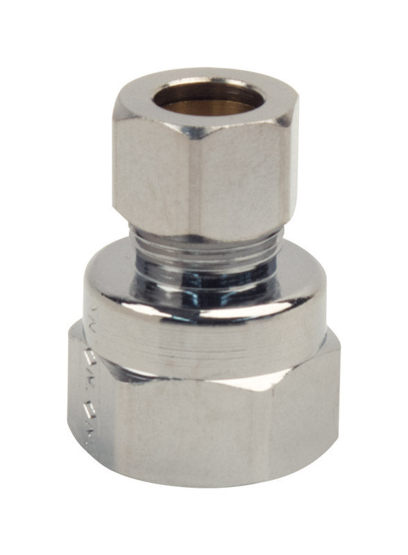 BRASSCRAFT - BrassCraft 1/2 in. FIP pc X 3/8 in. D Compression Brass Adapter