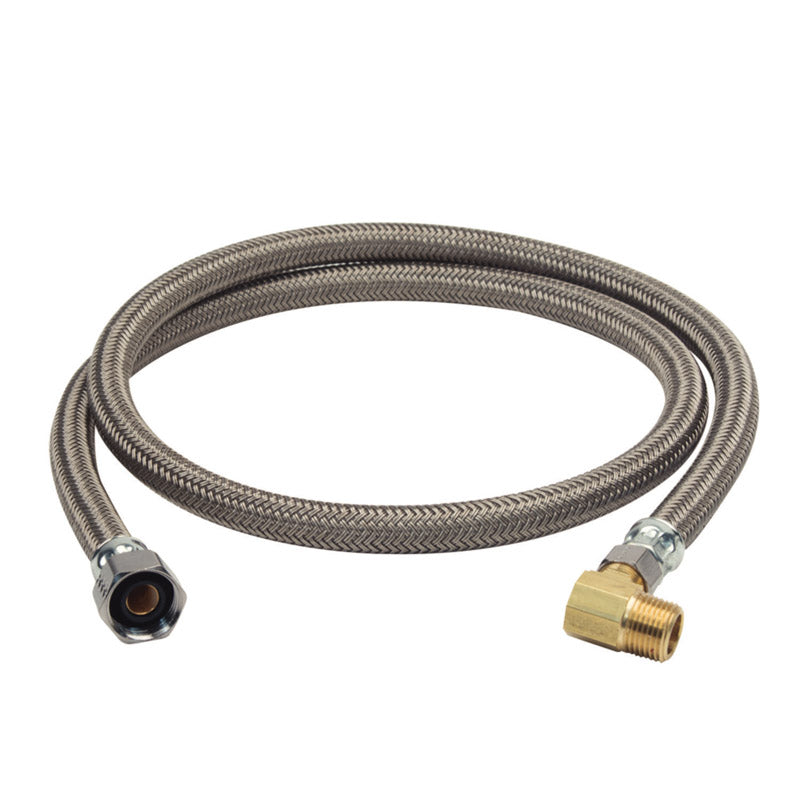 BRASSCRAFT - BrassCraft 1/2 in. FIP pc X 3/8 in. D Compression 48 in. Steel Dishwasher Supply Line