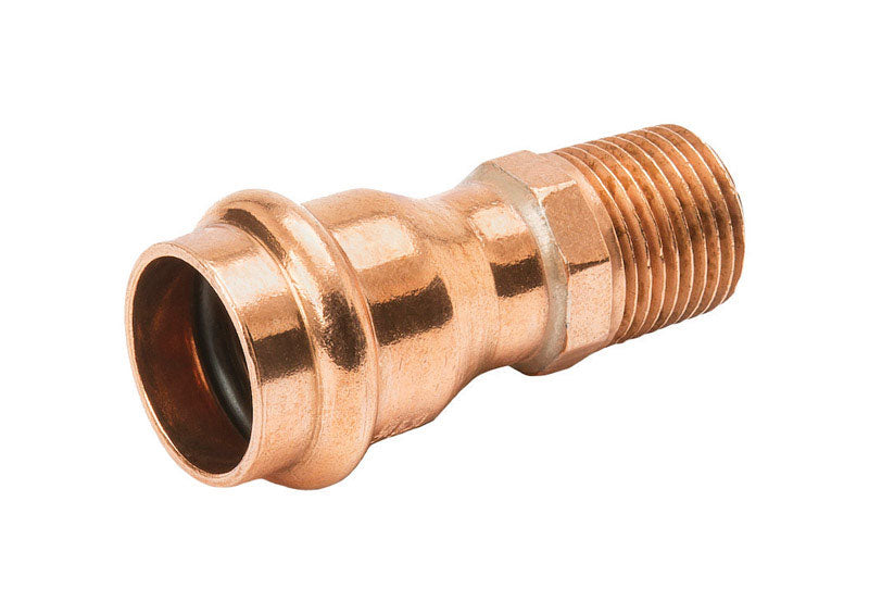 NIBCO - NIBCO Press System 3/4 in. Press X 1/2 in. D MIP Copper Adapter 1 pk