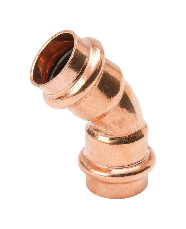 NIBCO - NIBCO Press System 1/2 in. Press X 1/2 in. D Press Copper 45 Degree Elbow 1 pk