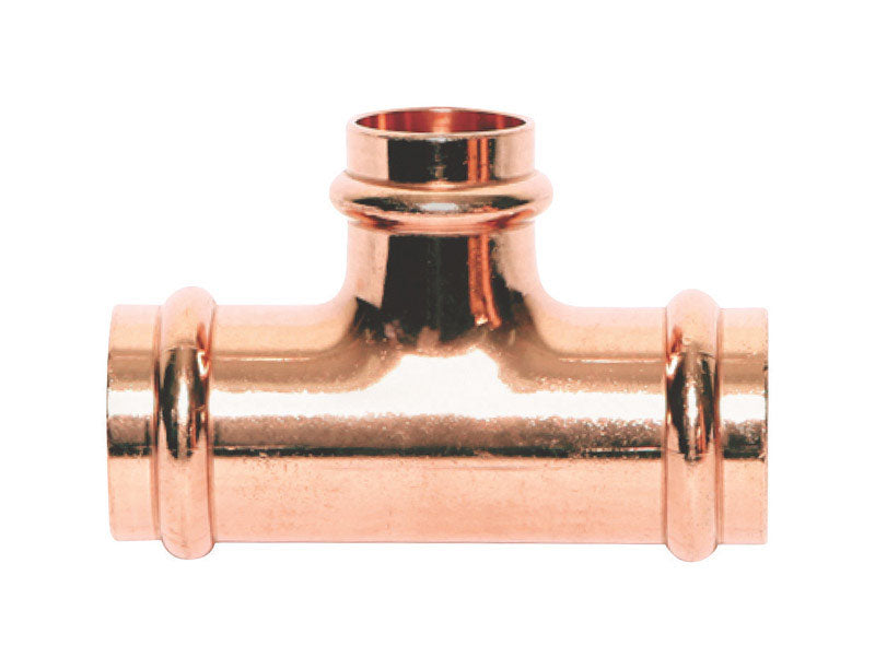 NIBCO - NIBCO 3/4 in. Press X 1/2 in. D Press Copper Tee 1 pk [9098550PCU]