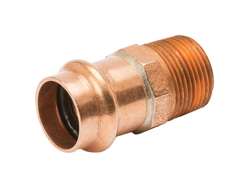 NIBCO - NIBCO Press System 1/2 in. Press X 1/2 in. D MIP Copper Adapter 1 pk