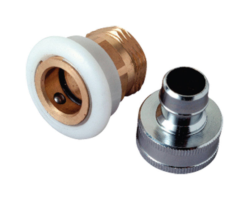 BRASSCRAFT - BrassCraft Dual Thread 3/4 in. x 3/4 in. Chrome Plated Aerator Adapter - Case of 5