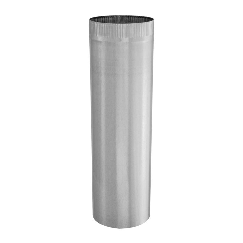 IMPERIAL - Imperial 7 in. D X 24 in. L Galvanized Steel Furnace Pipe - Case of 10 [GV0393]