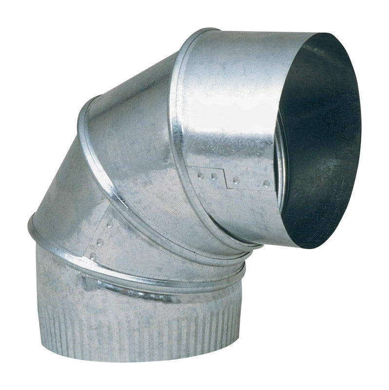 IMPERIAL - Imperial 9 in. D X 9 in. D Adjustable 90 deg Galvanized Steel Furnace Pipe Elbow - Case of 8 [GV0304]