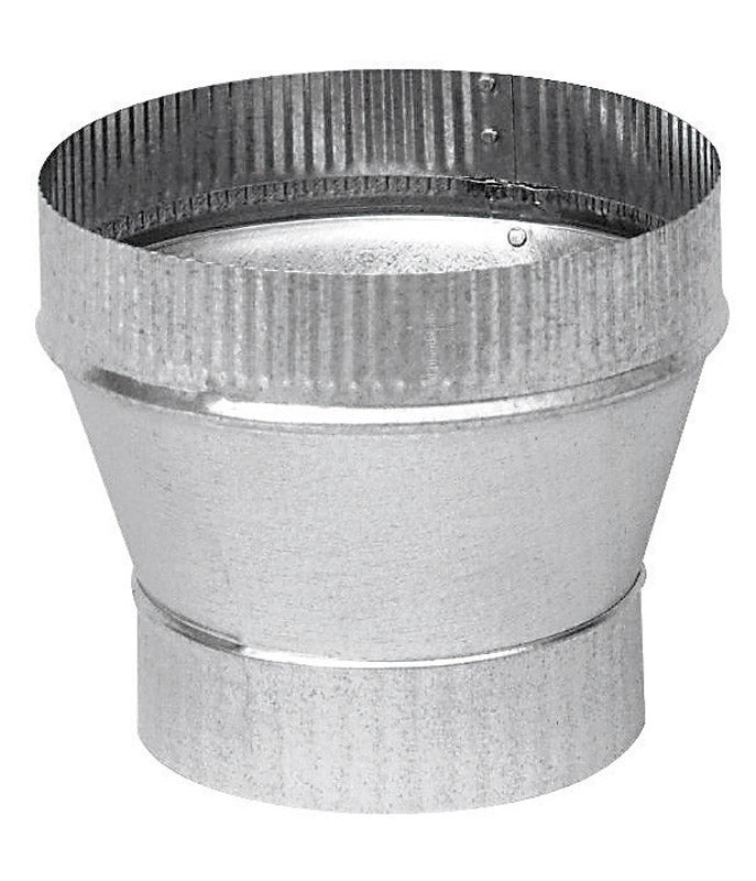 IMPERIAL MANUFACTURI - Imperial 7 in. D X 8 in. D Galvanized Steel Stove Pipe Increaser