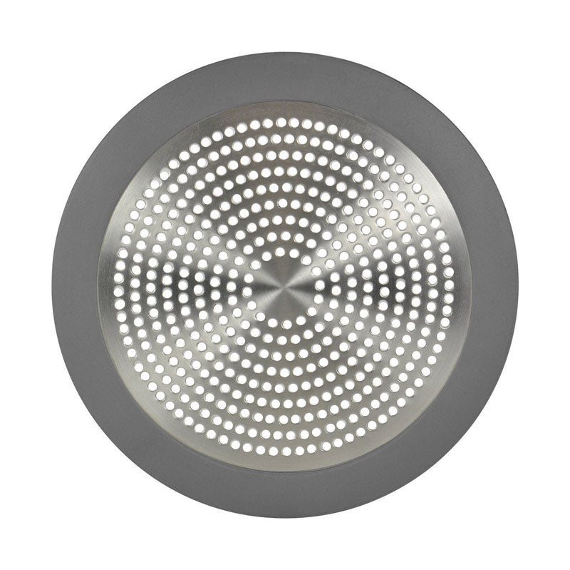 DANCO - Danco 5-3/4 in. Brushed Nickel Stainless Steel Shower Drain Strainer