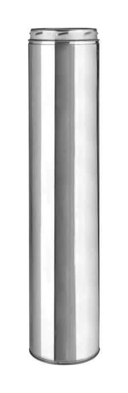 SELKIRK - Selkirk Sure-Temp 8 in. D X 48 in. L Stainless Steel Chimney Pipe