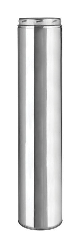 SELKIRK - Selkirk Sure-Temp 8 in. D X 24 in. L Stainless Steel Chimney Pipe