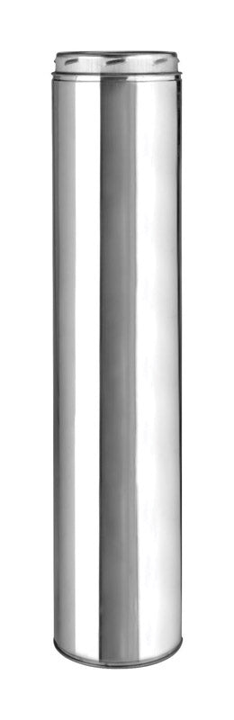 SELKIRK - Selkirk Sure-Temp 6 in. D X 48 in. L Stainless Steel Chimney Pipe