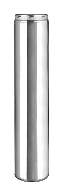 SELKIRK - Selkirk Sure-Temp 6 in. D X 24 in. L Stainless Steel Chimney Pipe