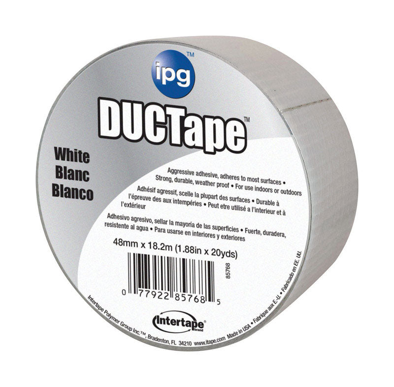 IPG - IPG JobSite 1.88 in. W X 20 yd L White Duct Tape