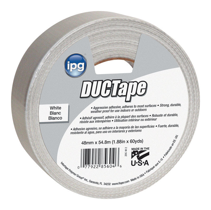 IPG - IPG JobSite 1.88 in. W X 60 yd L White Duct Tape