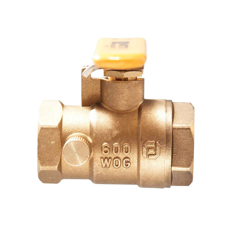 WATTS - Watts 3/4 in. Brass Sweat Ball Valve with Drain Full Port [123626]