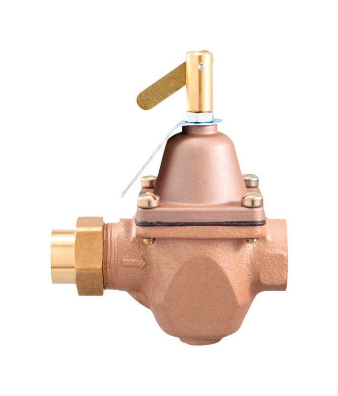 WATTS - Watts 1/2 in. Female Solder Union Bronze Water Pressure Regulating Valve 1/2 in. FNPT 1 pk