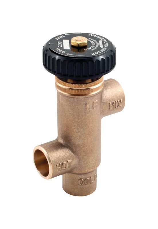 WATTS - Watts 1/2 in. Sweat in. X 1/2 in. Sweat Brass Tempering Valve