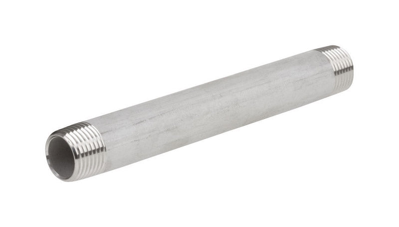SMITH-COOPER - Smith-Cooper 1-1/2 in. MPT Stainless Steel 4 in. L Nipple