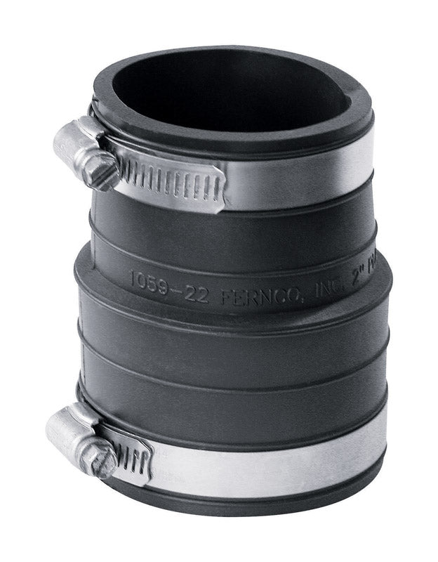 FERNCO - Fernco Schedule 40 2 in. Socket X 2 in. D Socket PVC Flexible Coupling 1 pk [P1059-22]