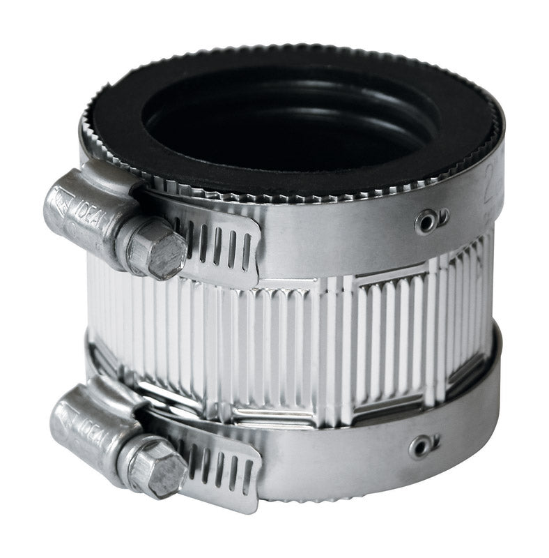 FERNCO - Fernco Schedule 40 2 in. 1-1/2 in. D PVC No Hub Coupling 1 pk