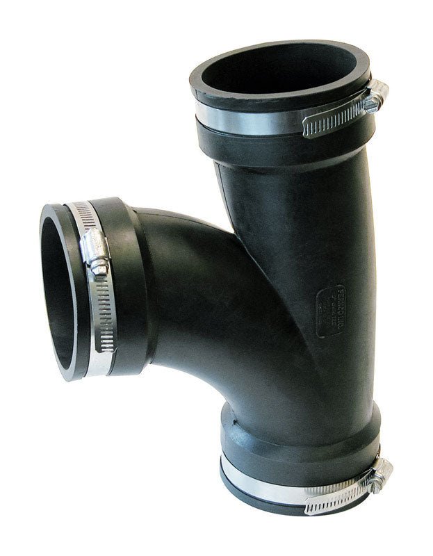 FERNCO PRODUCTS - Fernco Schedule 40 3 in. Hub X 3 in. D Hub PVC Tee 1 pk