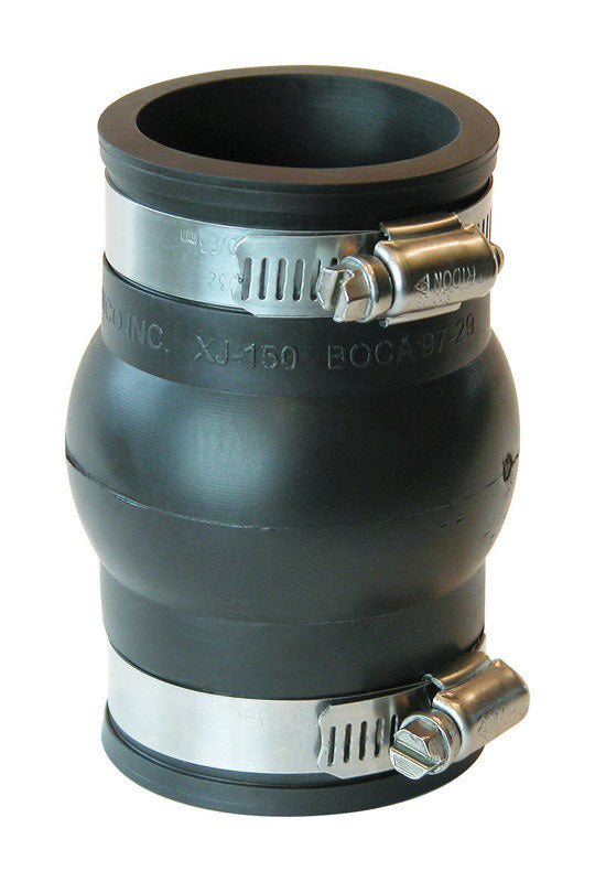 FERNCO - Fernco Schedule 40 1-1/2 in. Hub X 1-1/2 in. D Hub PVC Expansion Coupling 1 pk